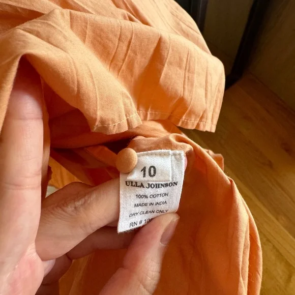 Ulla Johnson Peach Midi Dress - Picture 10 of 10